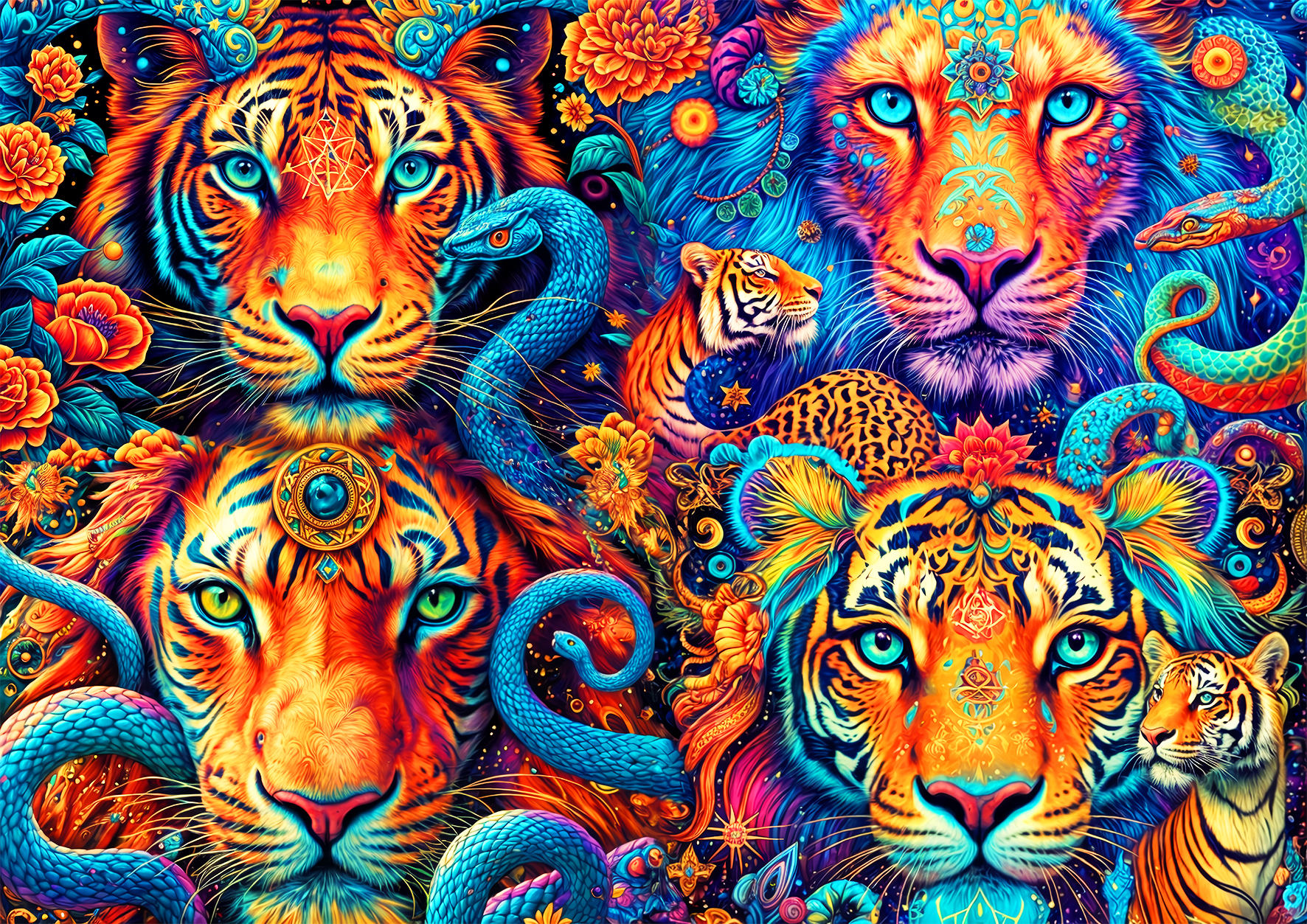 Psichedelics animals_04