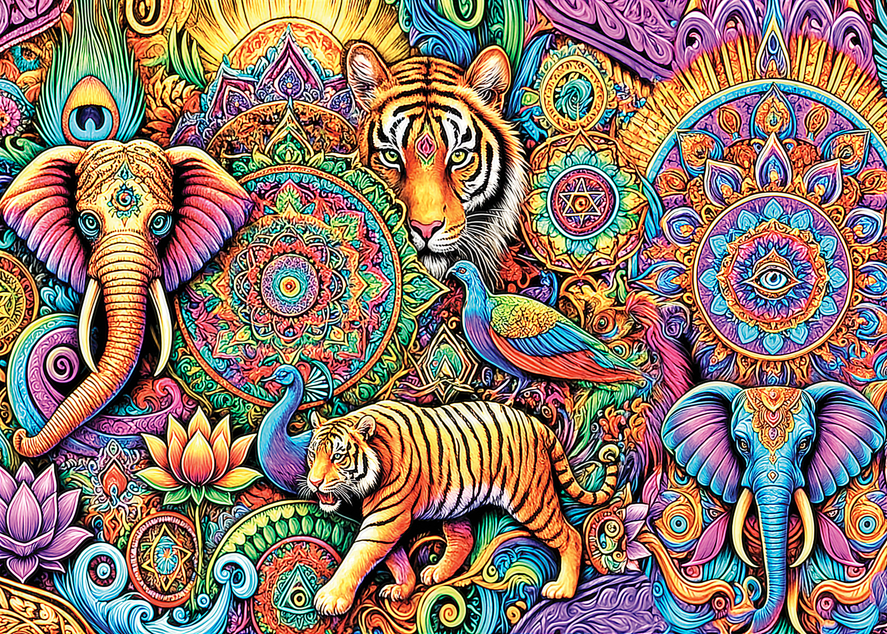 Psichedelics animals_03