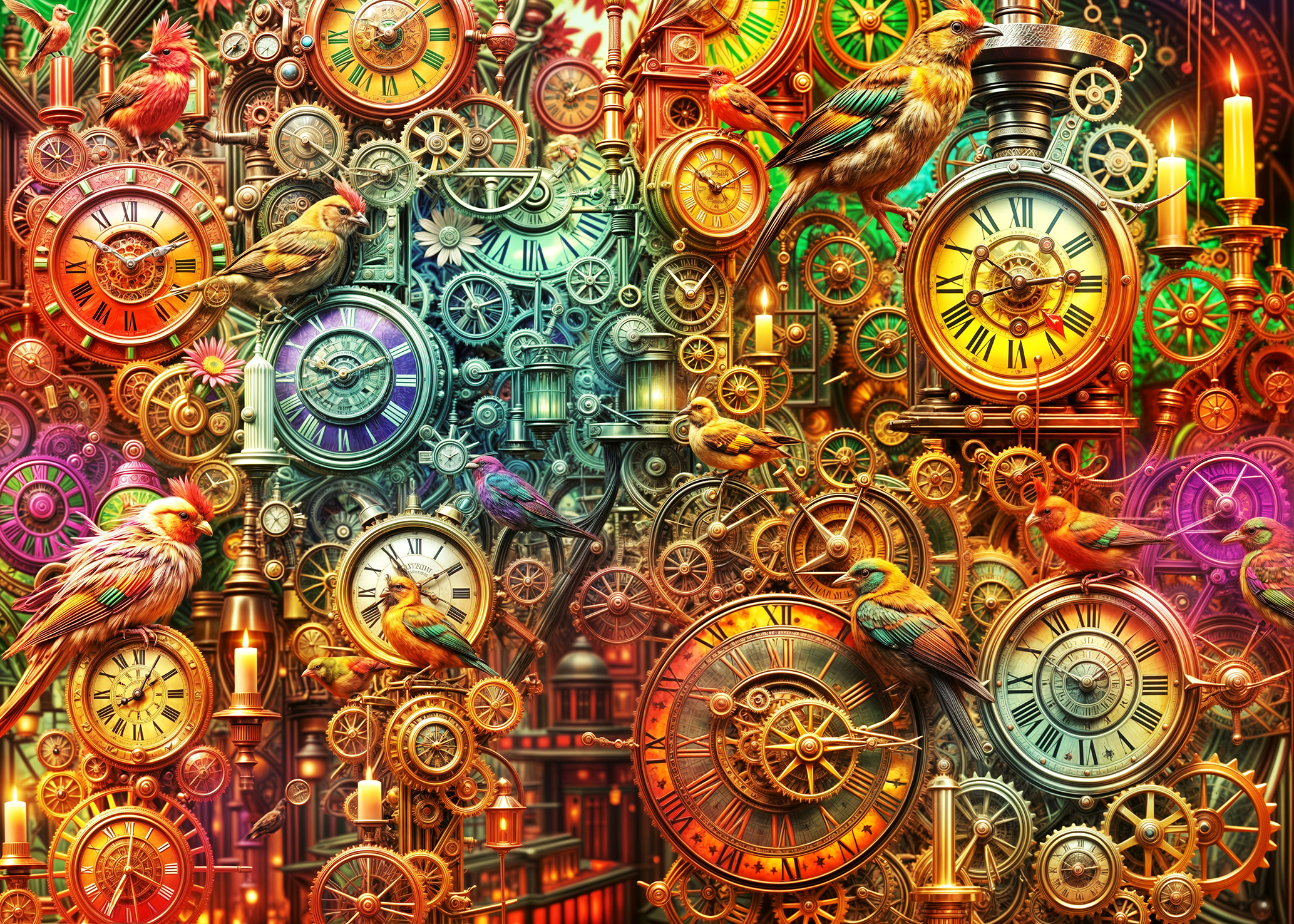 Time and colors
