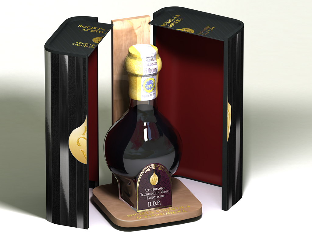 Aceto balsamico in 3D