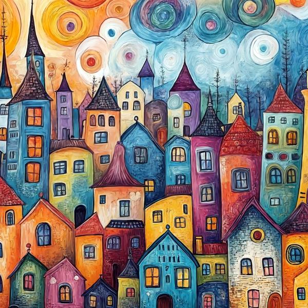 Colored city
